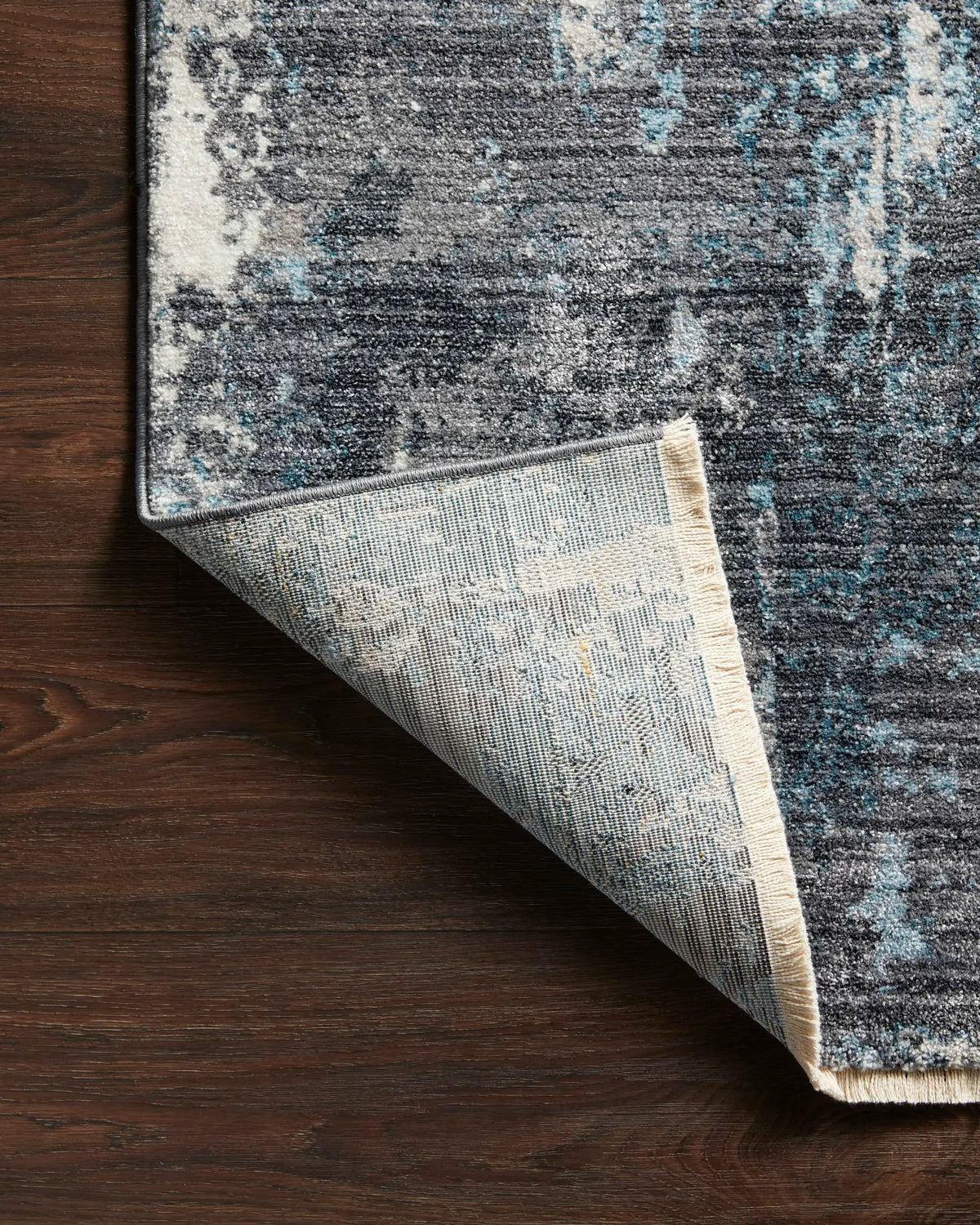 Samra SAM-06 Charcoal / Sky Area Rug by Loloi