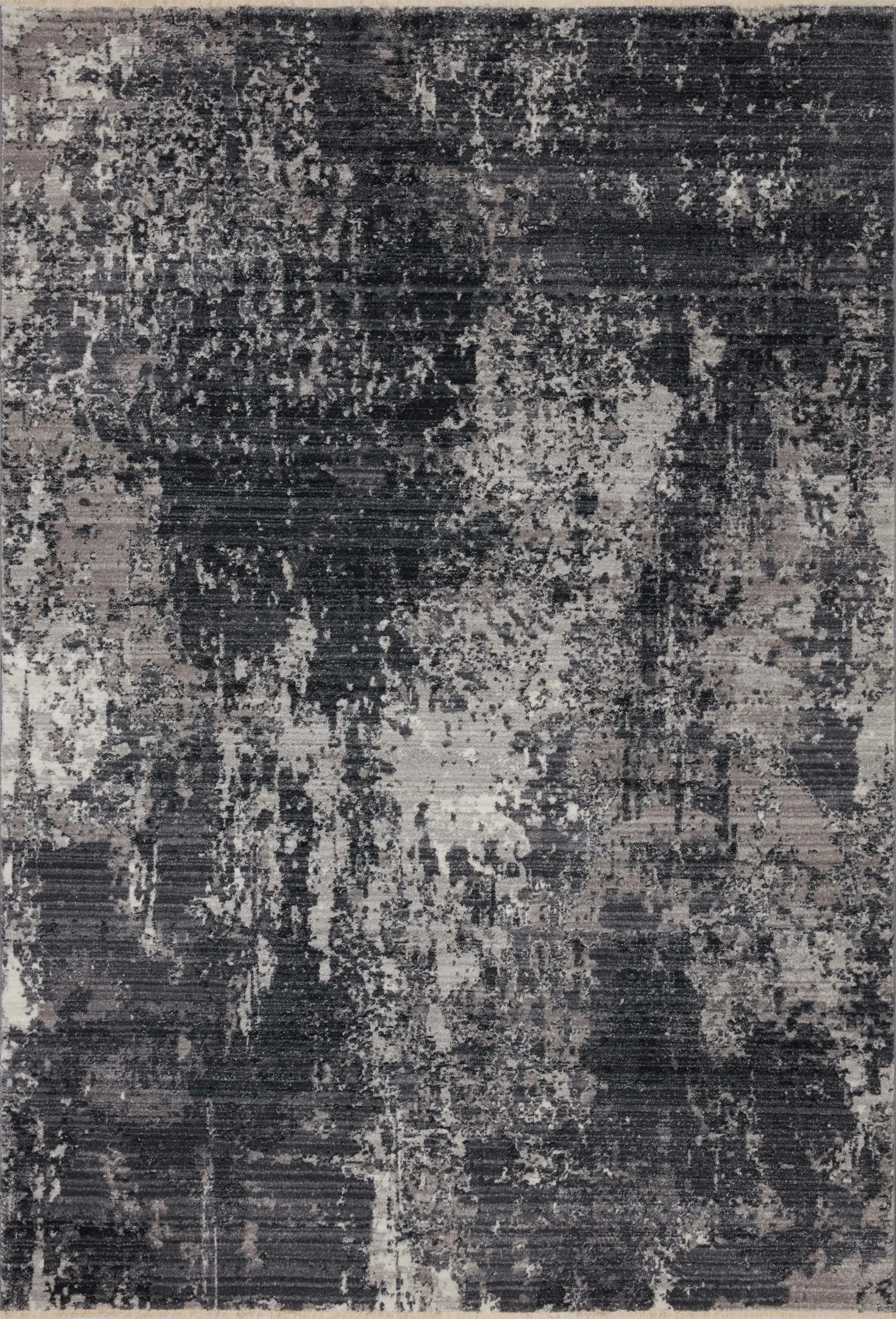 Samra SAM-06 Charcoal / Silver Area Rug by Loloi