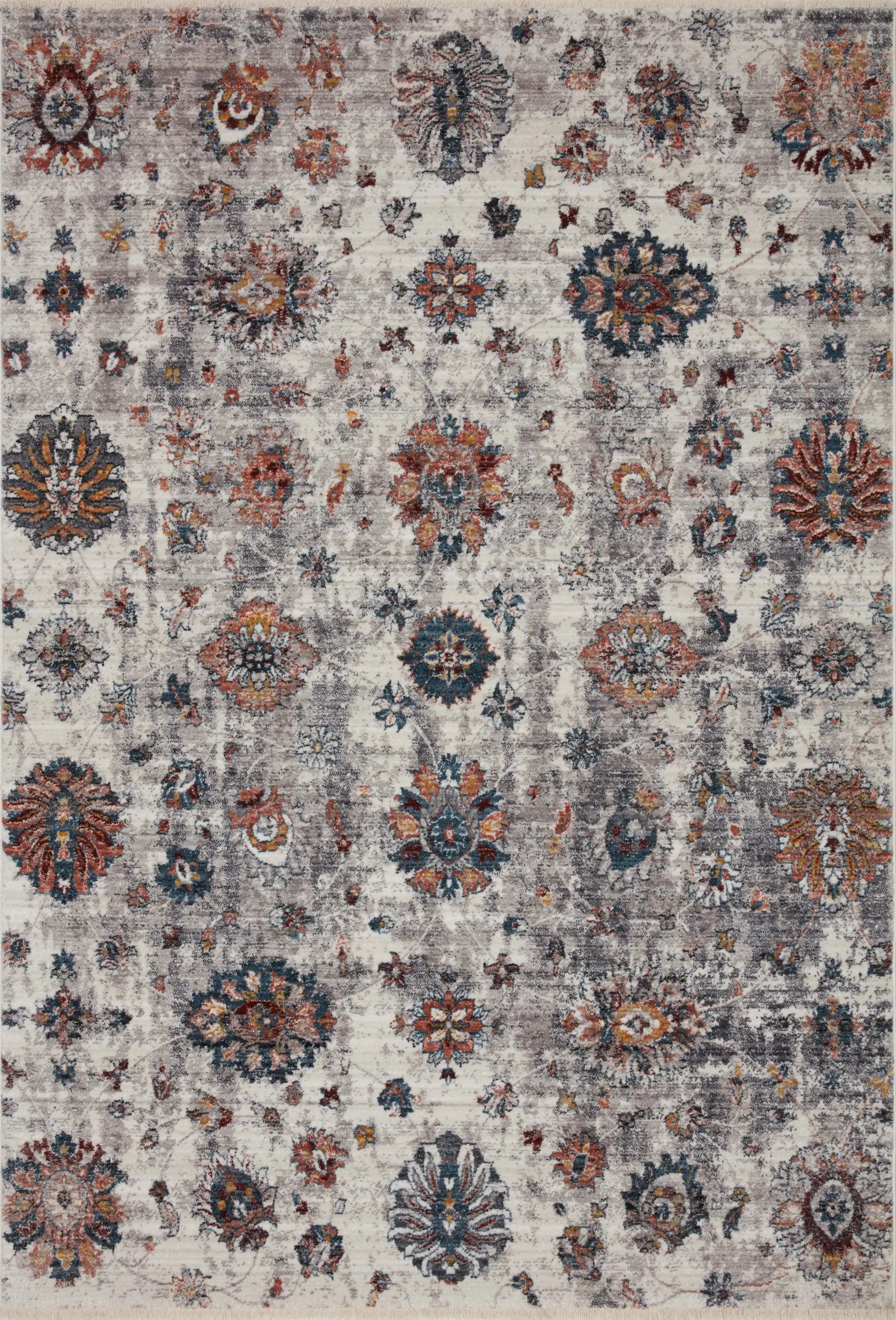 Samra SAM-08 Ivory / Multi Area Rug by Loloi
