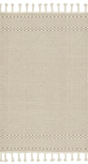 Sawyer SAW-03 Sand Area Rug with neutral tones and graphic pattern