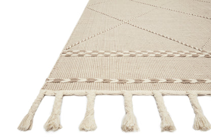 Sawyer SAW-03 Sand Area Rug with neutral tones and graphic pattern