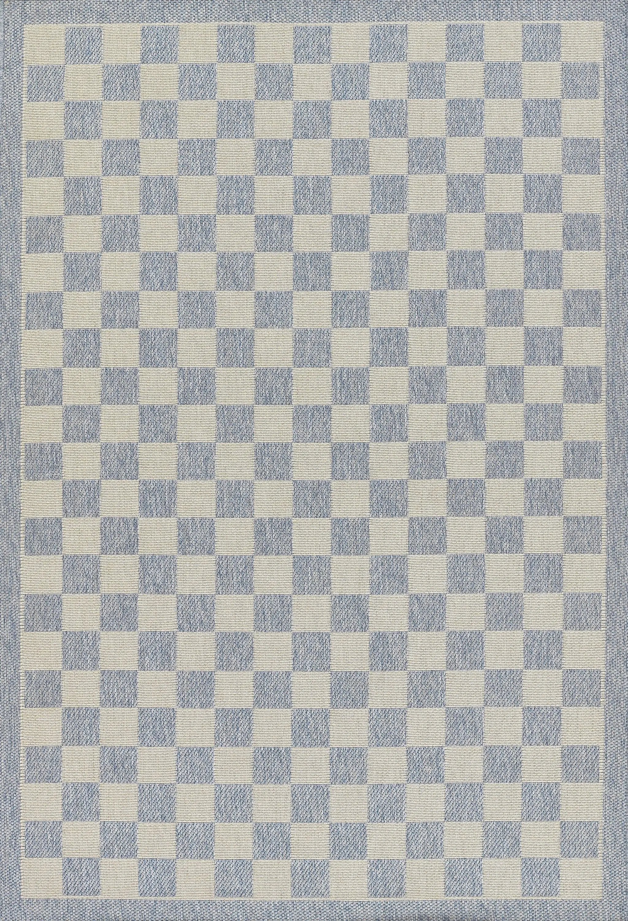 Saybrook SAY-3 (Checkered) Blue Area Rug by Erin Gates by Momeni