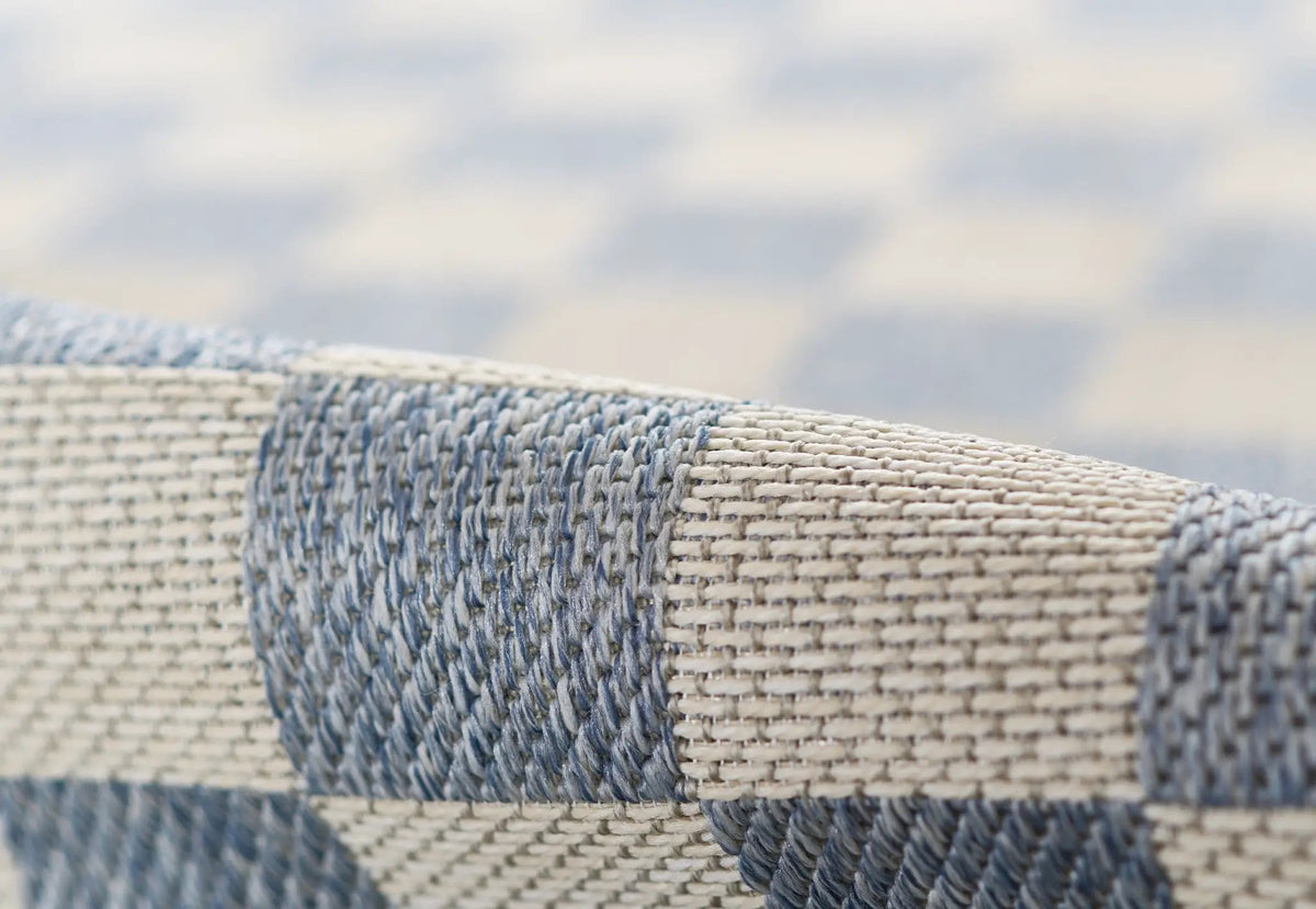 Saybrook SAY-3 (Checkered) Blue Area Rug by Erin Gates by Momeni