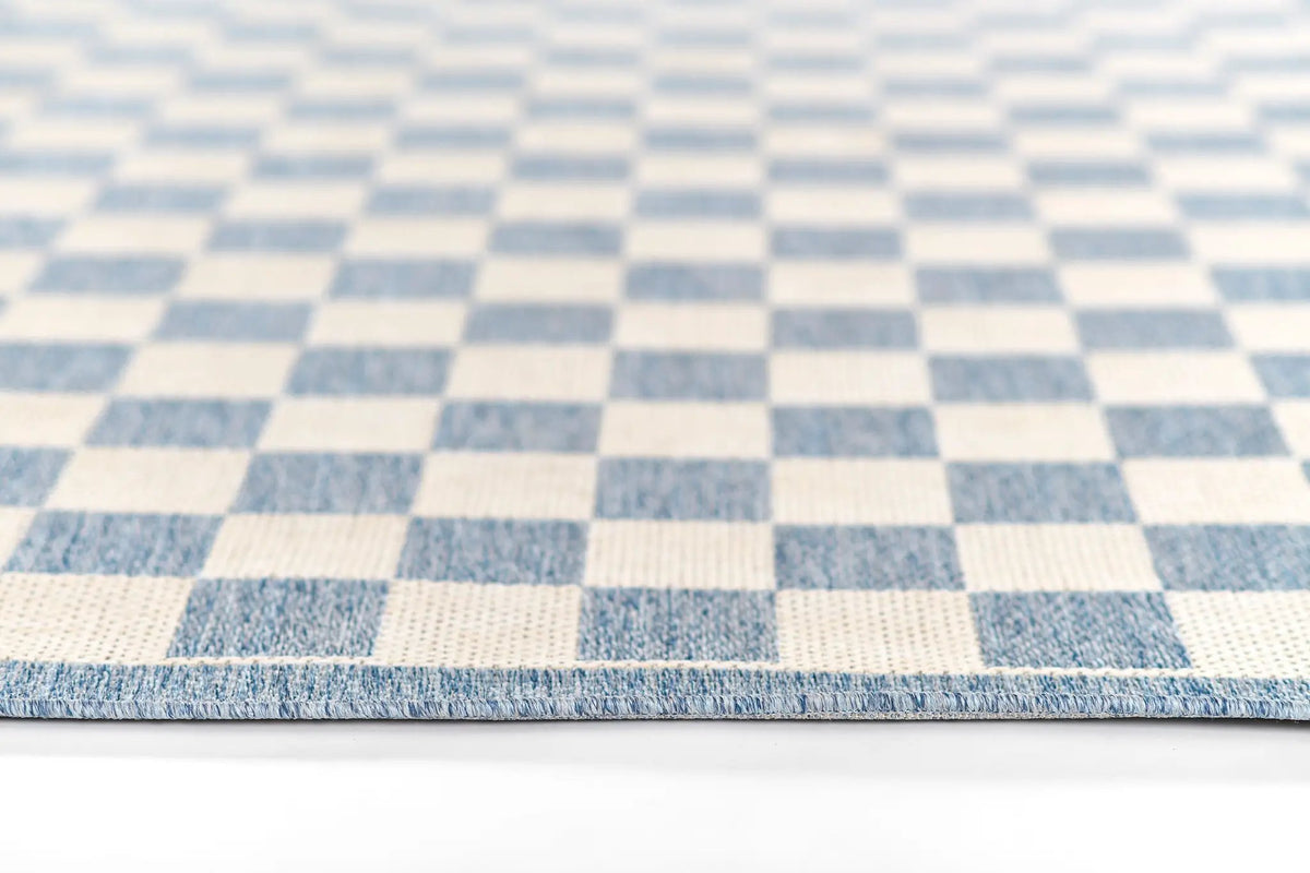 Saybrook SAY-3 (Checkered) Blue Area Rug by Erin Gates by Momeni
