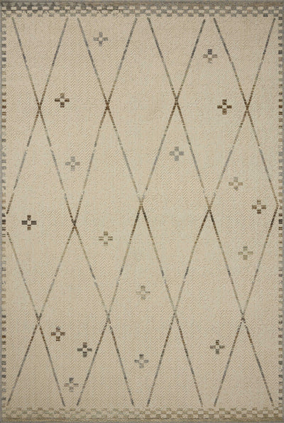 A stunning power-loomed polypropylene area rug, the Saylor SAY-01 Ivory / Pebble Area Rug features refined ivory and subtle pebble tones for a polished look