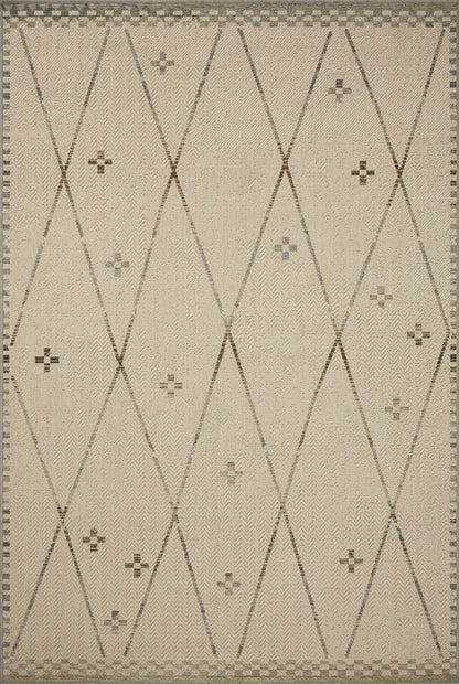 A stunning power-loomed polypropylene area rug, the Saylor SAY-01 Ivory / Pebble Area Rug features refined ivory and subtle pebble tones for a polished look