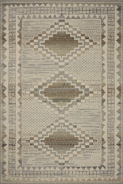 The Saylor SAY-02 Ivory / Granite Area Rug delivers refined ivory and striking granite beauty in a power-loomed polypropylene area rug