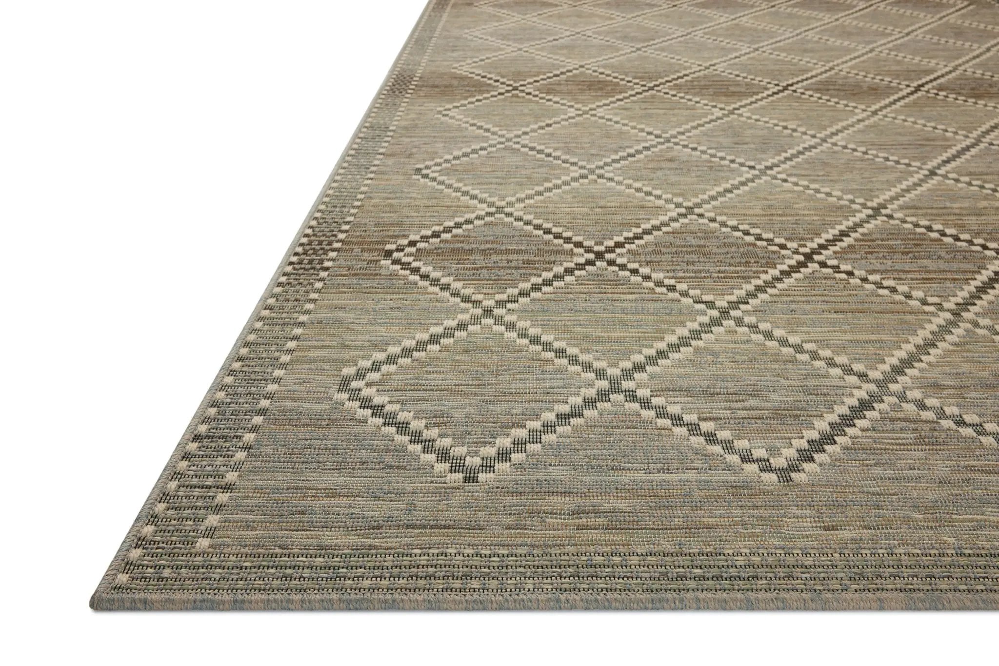 Saylor SAY-04 Stone / Ivory Area Rug by Loloi