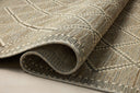 The Saylor SAY-04 Stone / Ivory Area Rug combines grounding stone and refined ivory tones with a power-loomed polypropylene area rug for effortless elegance
