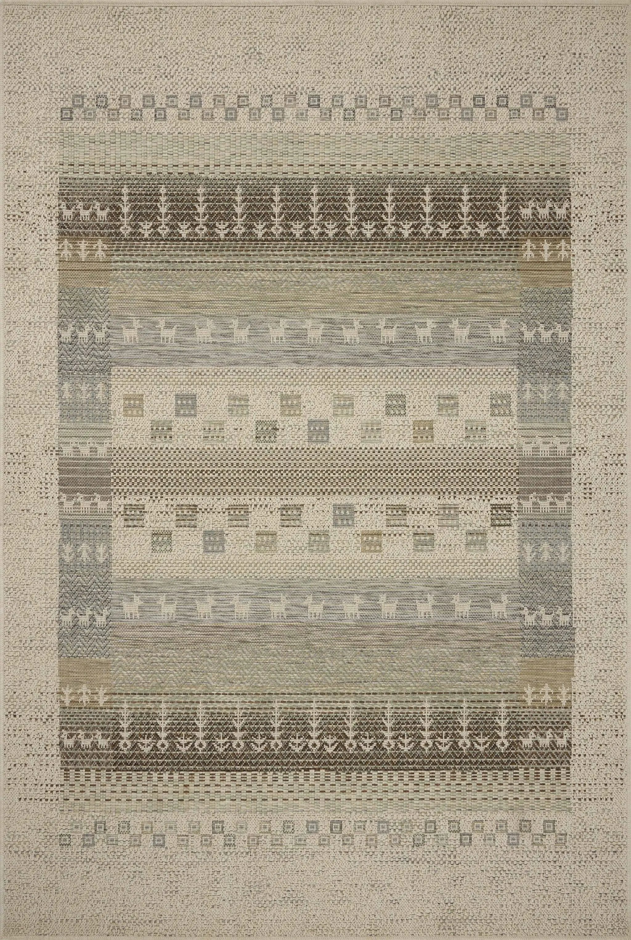 Saylor SAY-05 Ivory / Earth Area Rug by Loloi
