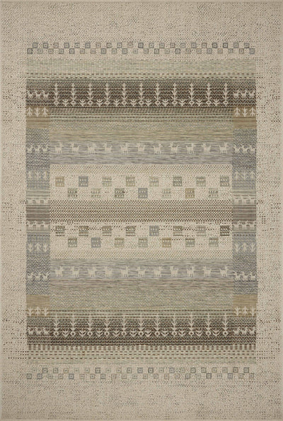 A power-loomed polypropylene area rug with refined ivory and earthy tones, the Saylor SAY-05 Ivory / Earth Area Rug adds character to any room