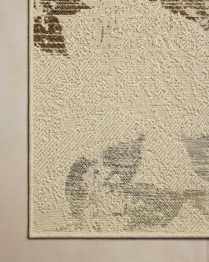 Rich in refined ivory and grounded bark hues, the Saylor SAY-06 Ivory / Bark Area Rug is a power-loomed polypropylene area rug built for style and comfort