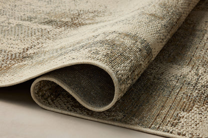 Expertly crafted as a power-loomed polypropylene area rug, the Saylor SAY-08 Smoke / Ivory Area Rug captures smoky and refined ivory tones beautifully