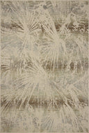 Finished in refined ivory and grounding stone tones, the Saylor SAY-10 Ivory / Stone Area Rug is a power-loomed polypropylene area rug for modern living