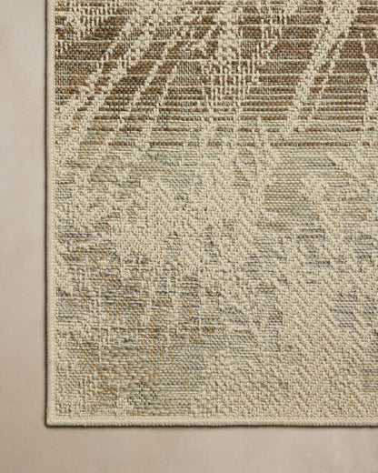 Finished in refined ivory and grounding stone tones, the Saylor SAY-10 Ivory / Stone Area Rug is a power-loomed polypropylene area rug for modern living