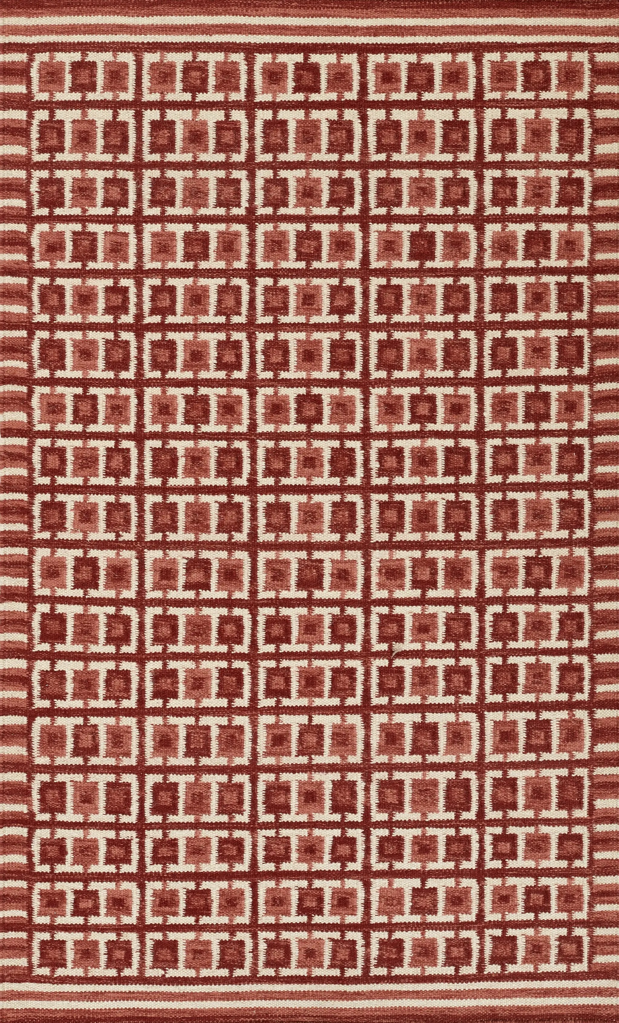 Momeni Scandi SCN-2 Red Hand Woven Area Rug