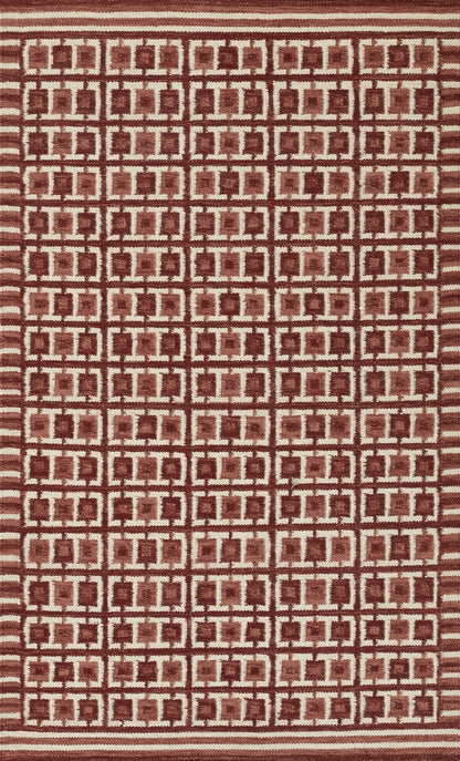 Momeni Scandi SCN-2 Red Hand Woven Area Rug