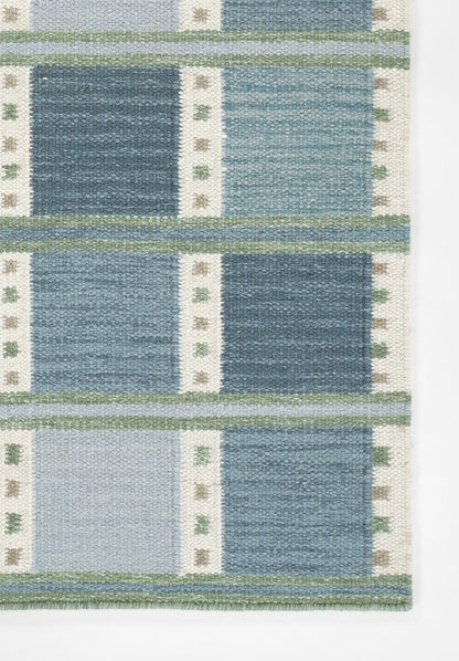 Momeni Scandi SCN-4 Blue Hand Woven Area Rug