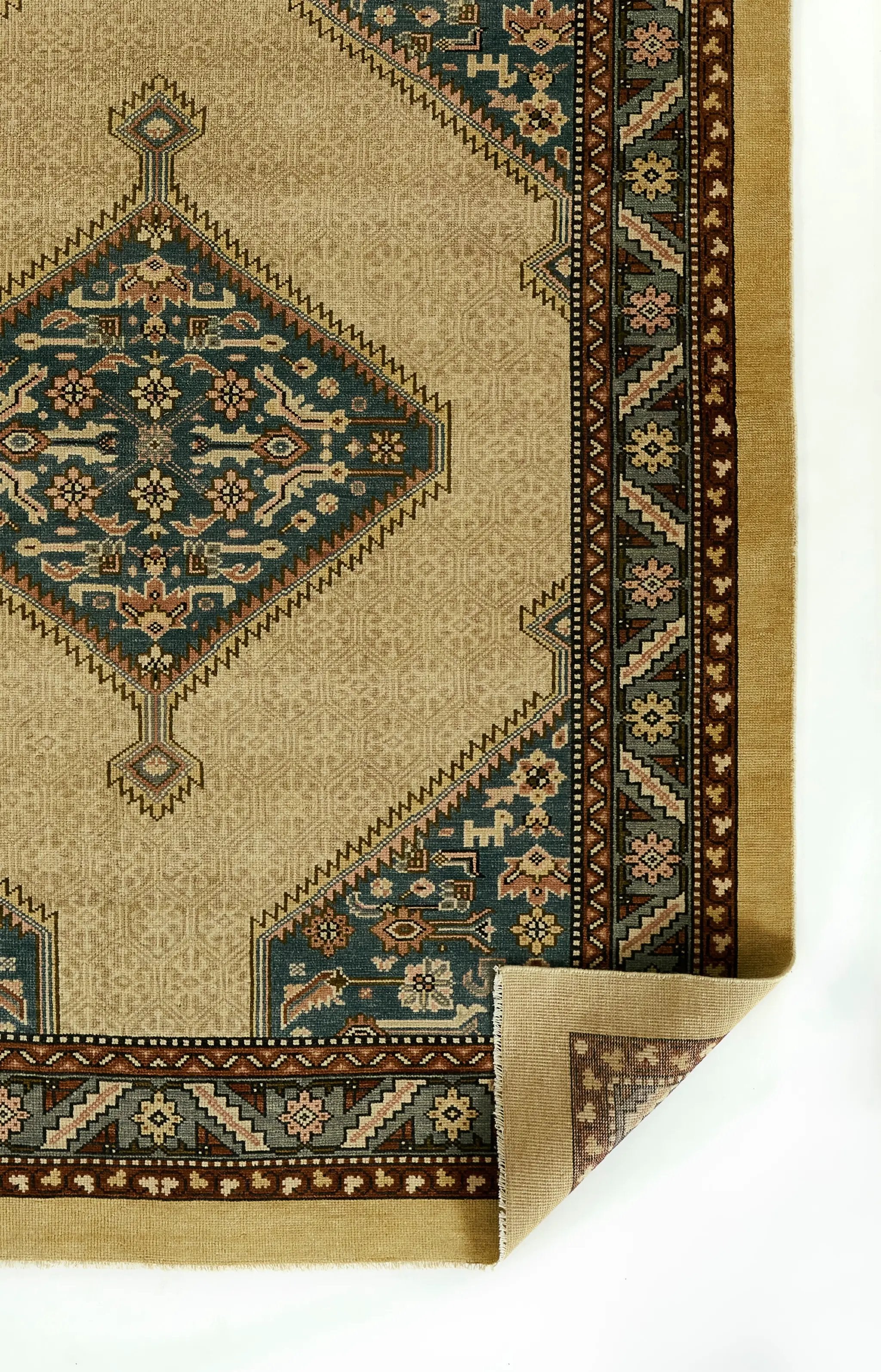 Serab SRB-1 Blue Area Rug by Momeni