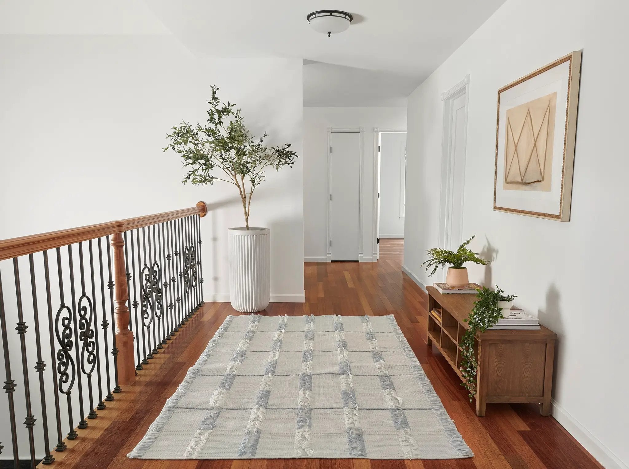 Serena SRN-1 Blue Area Rug by Momeni