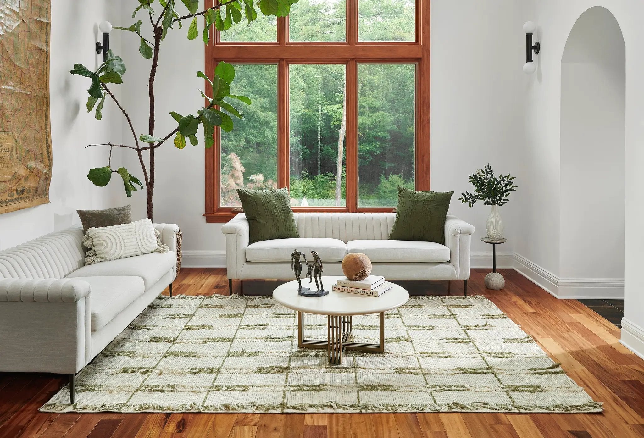 Serena SRN-1 Green Area Rug by Momeni