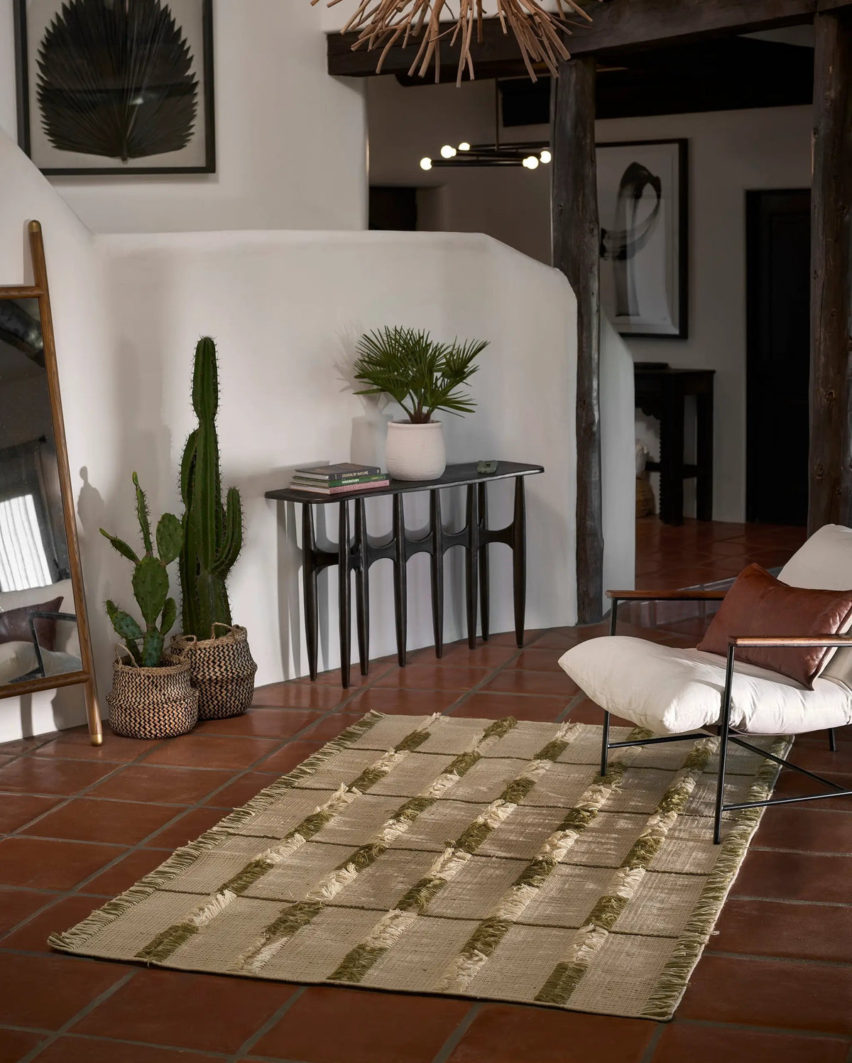 Serena SRN-1 Green Area Rug by Momeni