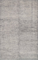 Serena SG-01 Grey hand-knotted neutral area rug with tonal grey variegation and sheen