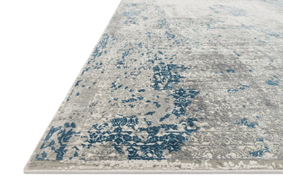 Sienne SIE-01 Dove / Ocean Area Rug by Loloi