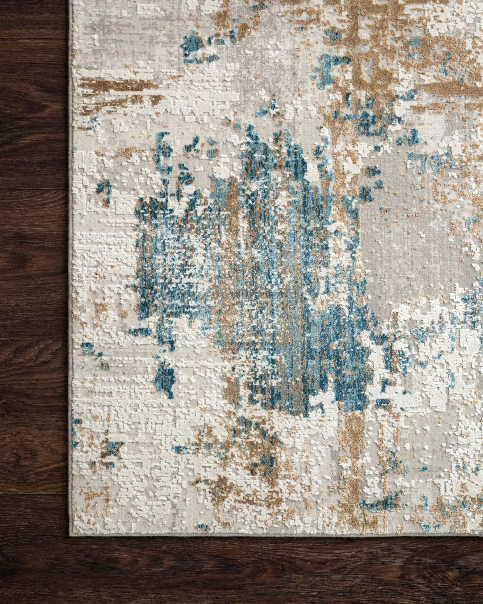 Sienne SIE-04 Ivory / Gold Area Rug by Loloi