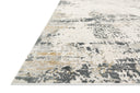 Sienne SIE-07 Ivory/Granite area rug with distressed tonal texture, ivory and granite grey tones