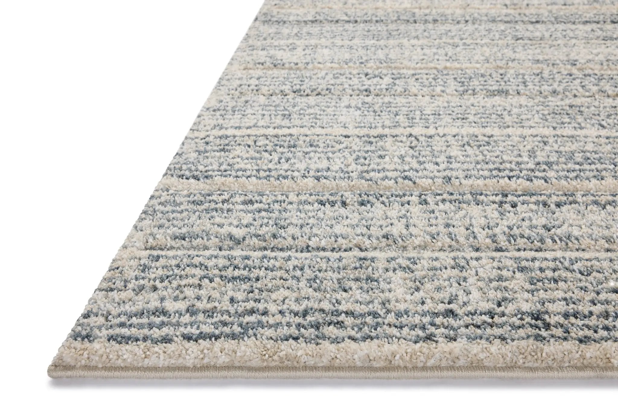 Silas SLA-03 Oatmeal / Blue Area Rug by Loloi