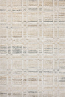 SILAS SLA-04 Bone/Multi geometric area rug with dimensional pattern and multicolor accents