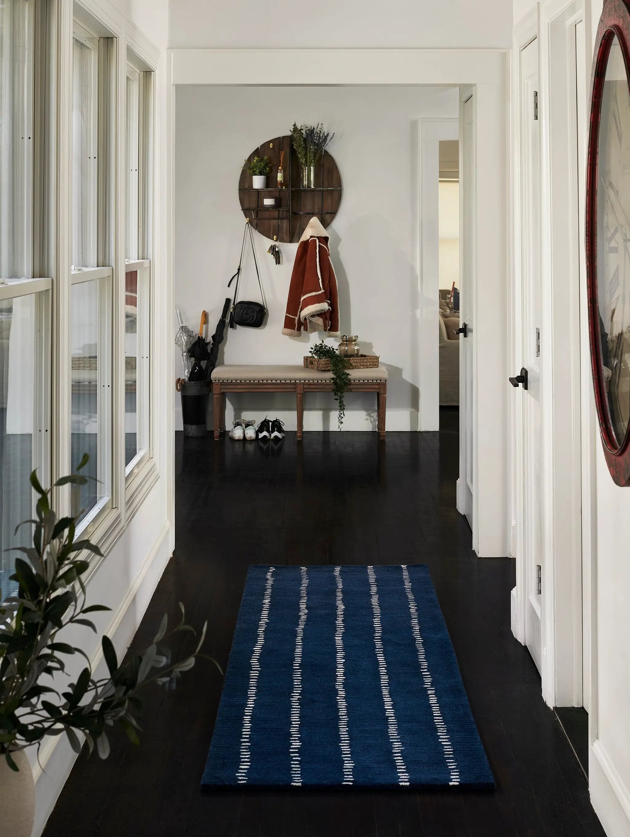 Simba SIM-1 Navy Area Rug by Momeni