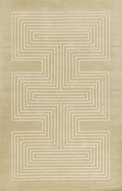 Momeni Simba SIM-3 Beige Hand Tufted Area Rug