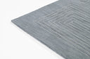Simba SIM-3 Blue Area Rug, hand-tufted New Zealand wool with bold abstract motifs