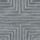 Simba SIM-3 Blue Area Rug, hand-tufted New Zealand wool with bold abstract motifs
