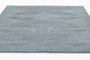 Simba SIM-3 Blue Area Rug, hand-tufted New Zealand wool with bold abstract motifs