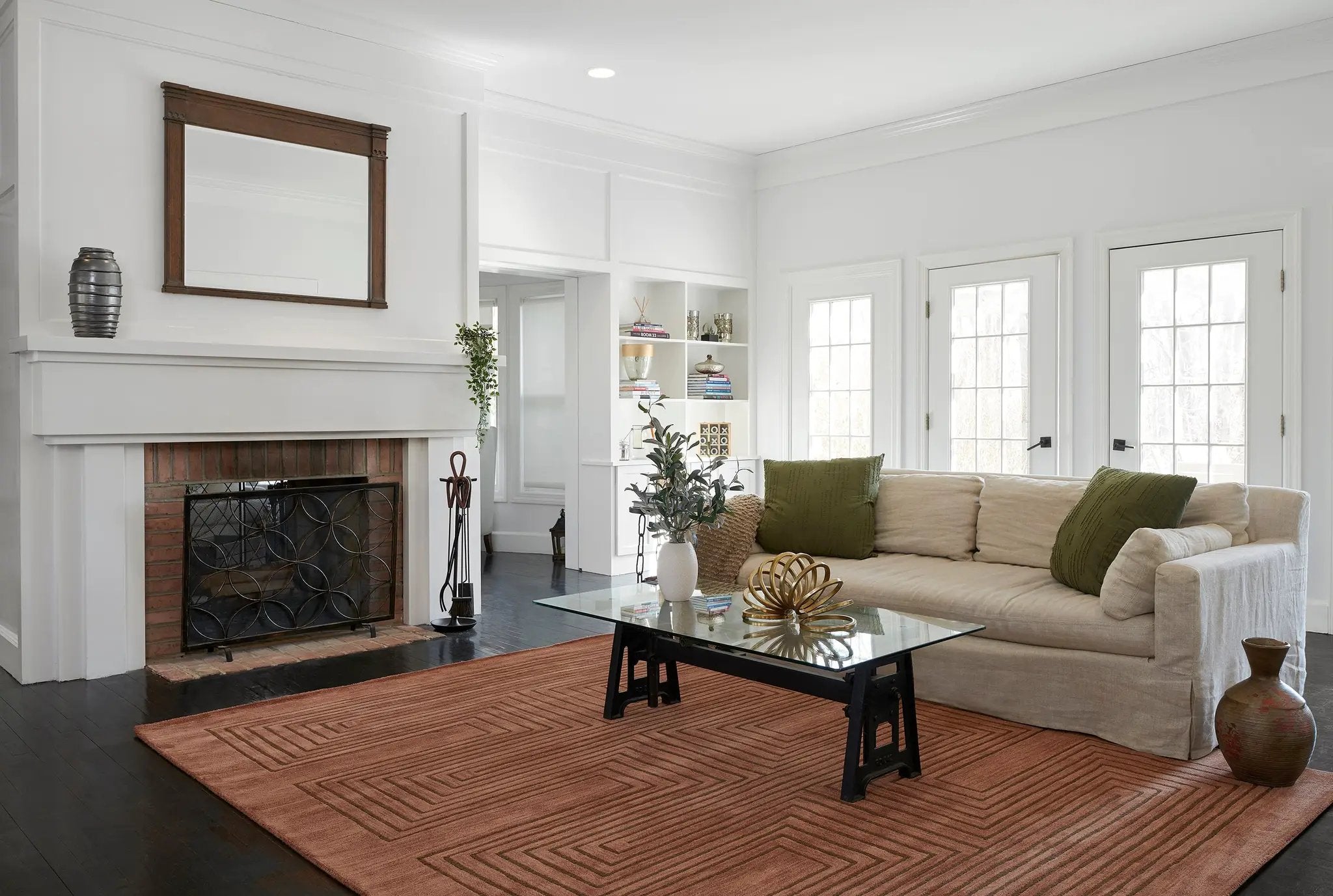 Simba SIM-3 Copper Area Rug by Momeni