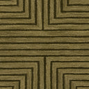 Simba SIM-3 Green Area Rug, premium New Zealand wool with graphic abstract design