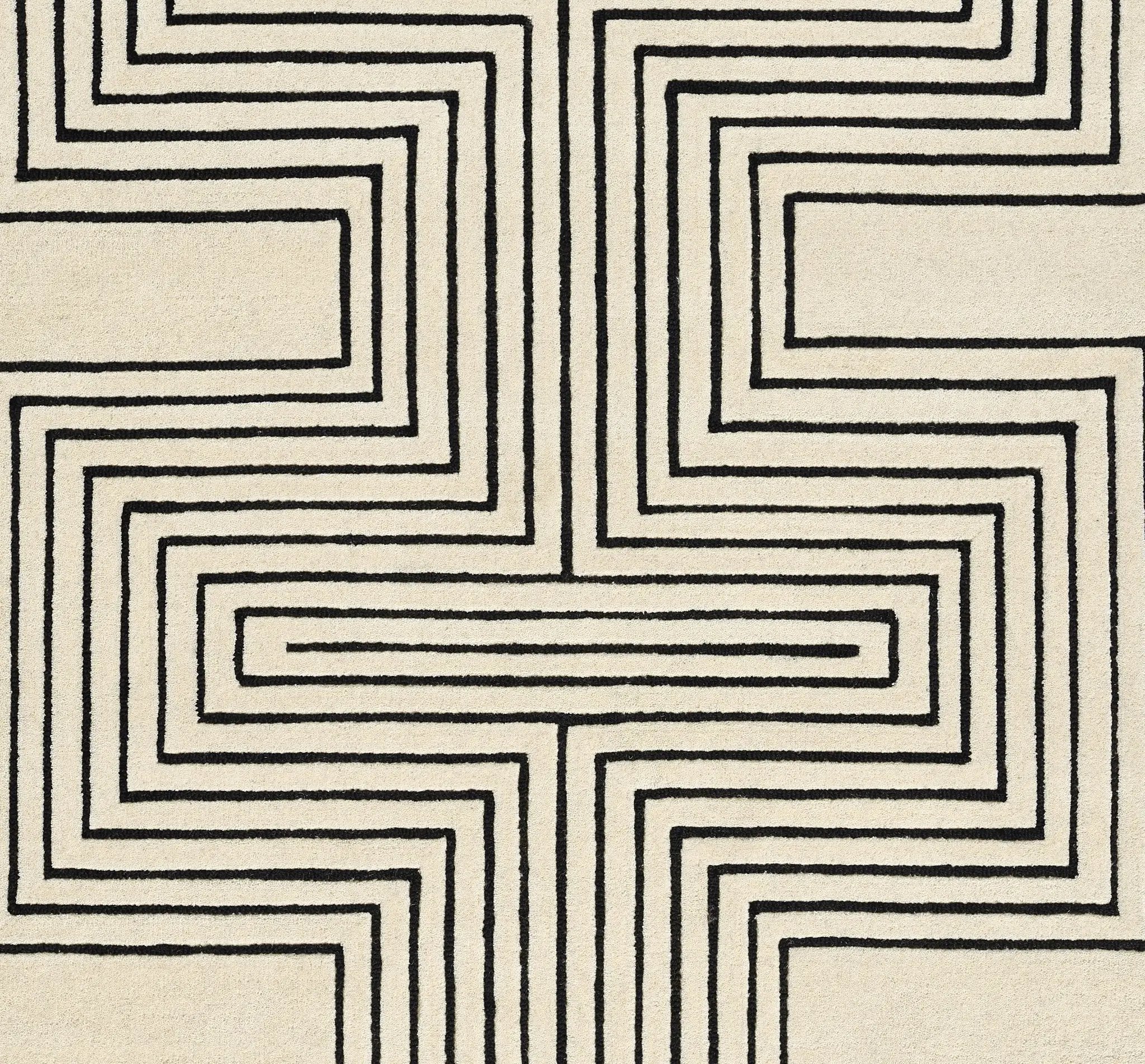 Simba SIM-3 White Area Rug by Momeni