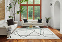 Momeni Simba SIM-8 Ivory Hand Tufted Area Rug