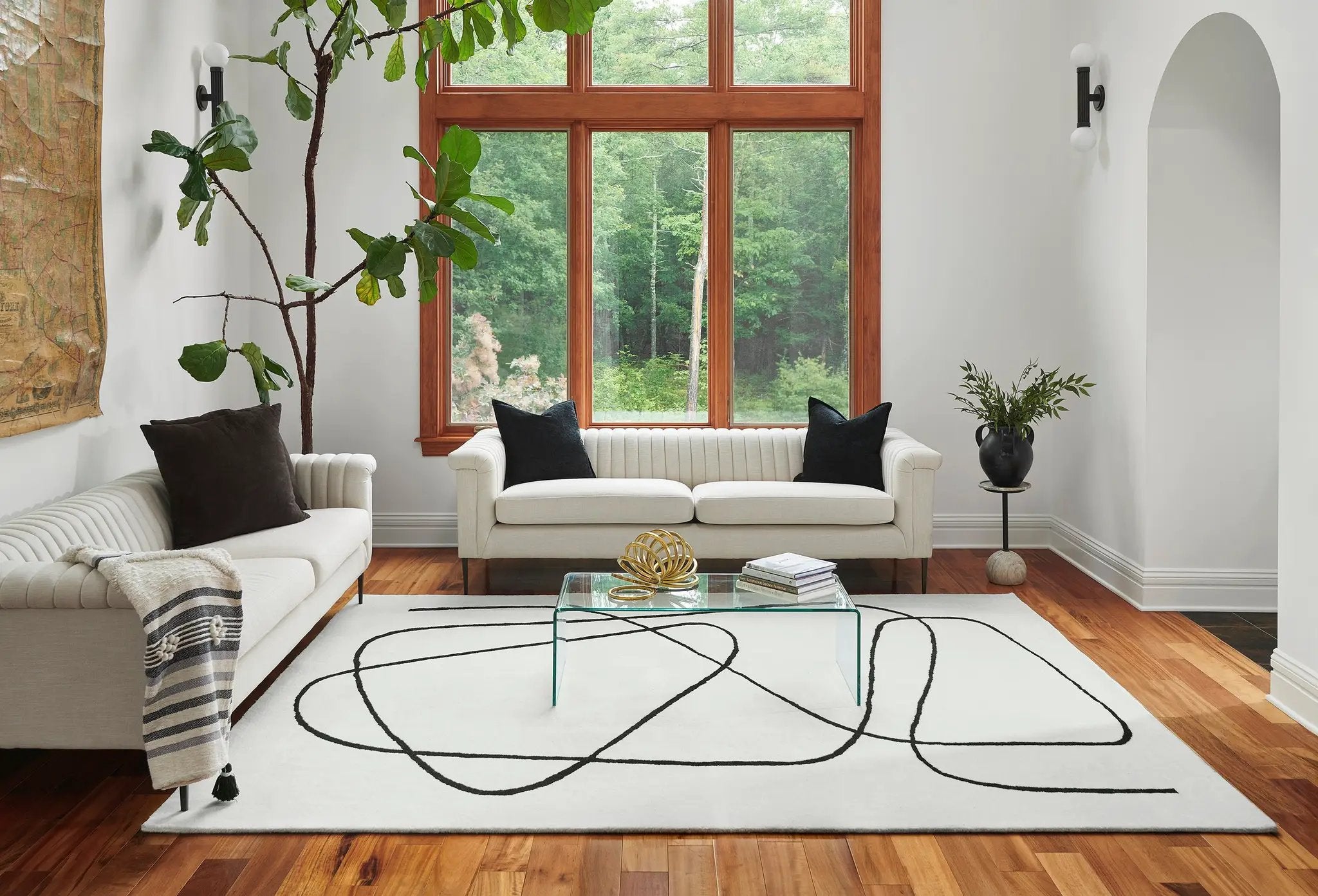 Simba SIM-8 Ivory Area Rug by Momeni