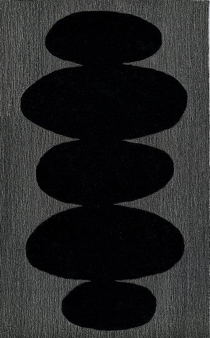 Momeni Simba SIM-9 Black Hand Tufted Area Rug