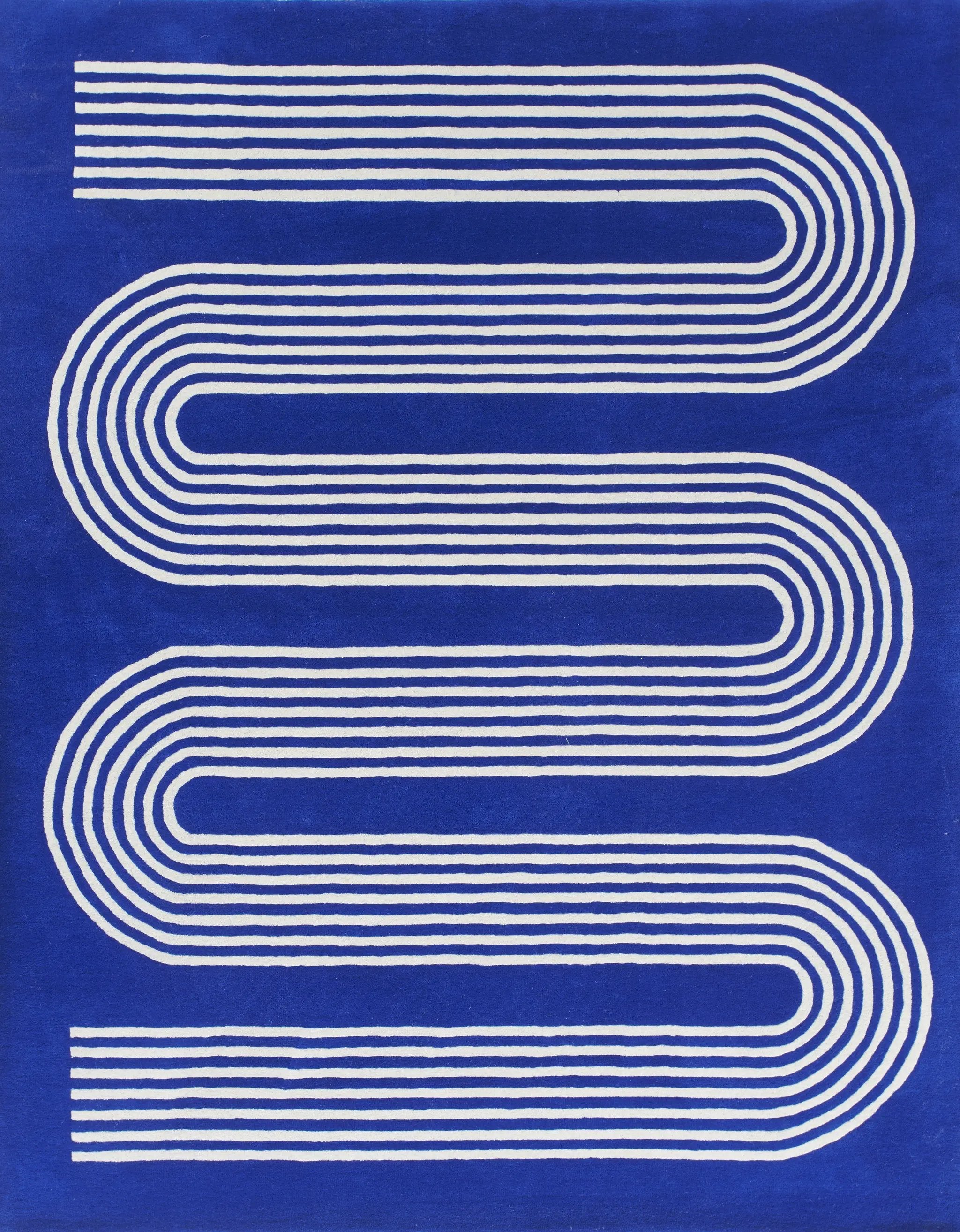 Simba SIM-12 Cobalt Area Rug by Momeni