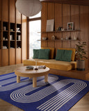 Momeni Simba SIM12 Cobalt Hand Tufted Area Rug