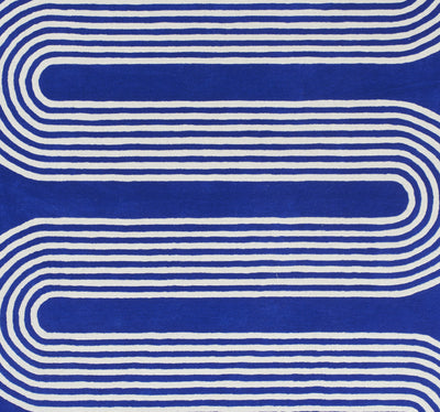 Momeni Simba SIM12 Cobalt Hand Tufted Area Rug