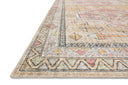 Skye SKY-04 Gold / Blush Area Rug, warm gold tones with blush accents and distressed medallion pattern