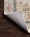 Skye SKY-04 Gold / Blush Area Rug, warm gold tones with blush accents and distressed medallion pattern