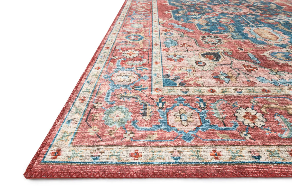 Skye SKY-05 Brick / Ocean Area Rug by Loloi