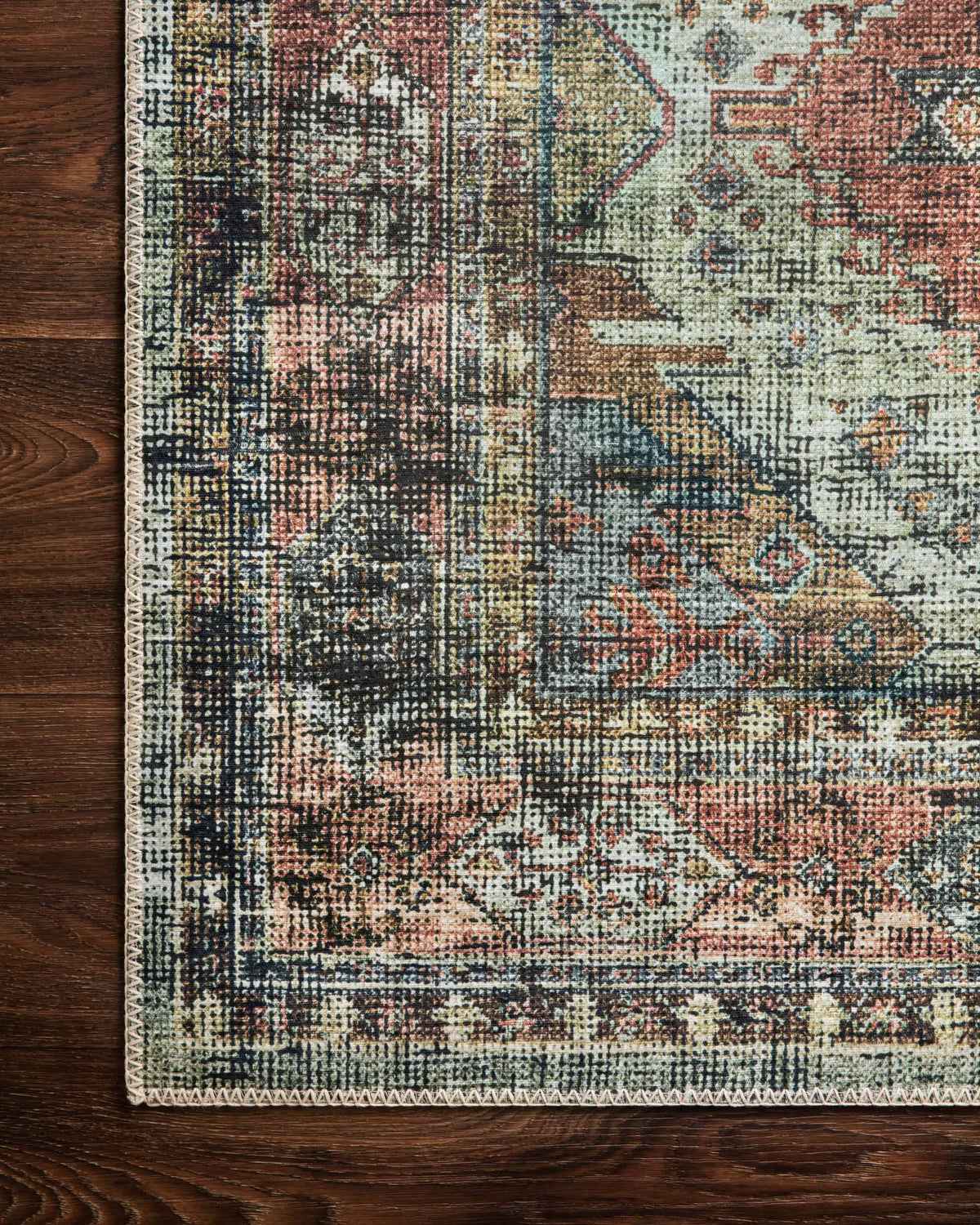 Skye SKY-06 Apricot / Mist Area Rug by Loloi